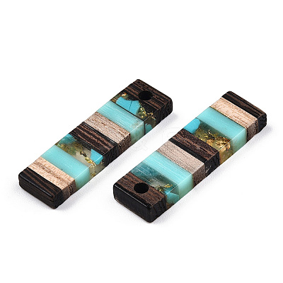 Translucent Resin & Walnut Wood Pendants RESI-TAC0017-47-A02-1
