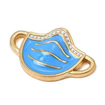 304 Stainless Steel Enamel Connector Charms SA-CBA7FC1-12G-02-1