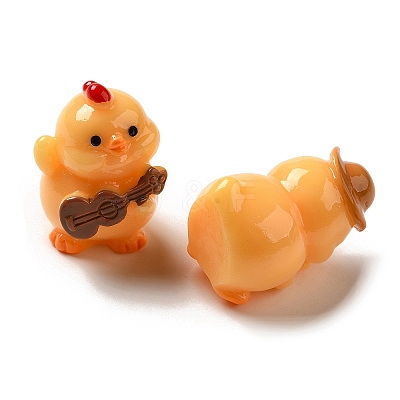Opaque Resin 3D Chick Ornaments CRES-P034-03-1