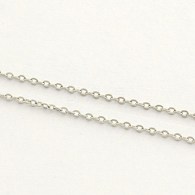 Tarnish Resistant 304 Stainless Steel Cable Chains CHS-Q001-10-1