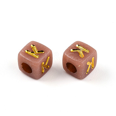 Plating Acrylic Beads OACR-N140-01B-K-1