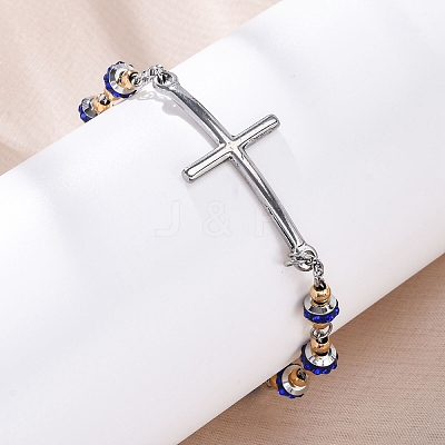 201 Stainless Steel Link Chain Bracelets BJEW-A032-01GP-02-1
