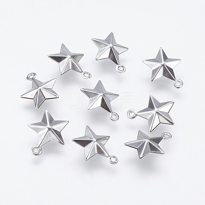 Tarnish Resistant 201 Stainless Steel Charms STAS-K150-04P-1