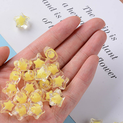 Transparent Acrylic Beads TACR-S152-02A-SS2105-1