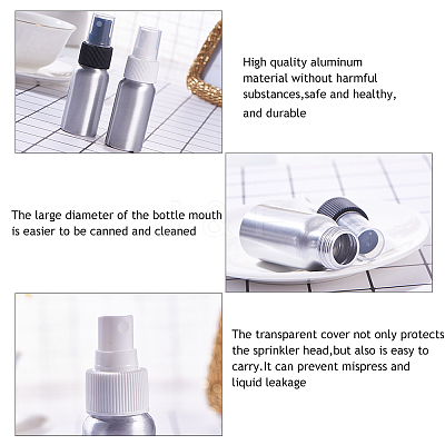 Refillable Aluminum Spray Bottles MRMJ-XCP0001-21-1