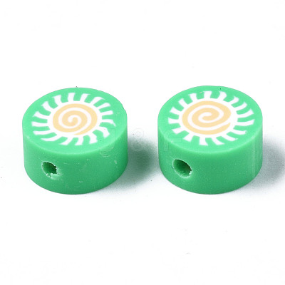 Handmade Polymer Clay Beads CLAY-N008-037E-1