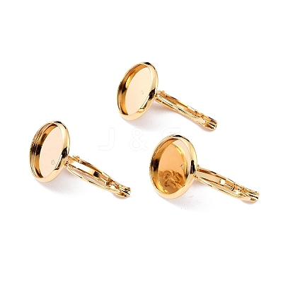 304 Stainless Steel Leverback Earring Settings X-STAS-F191-03G-14mm-1