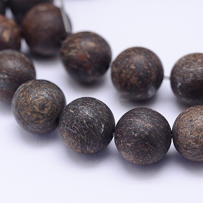 Natural Bronzite Beads Strands G-D745-8mm-1
