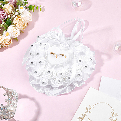 PE Foam Flower Ring Holder Pillow AJEW-WH20816-224A-1