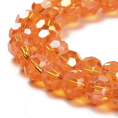 Transparent Glass Beads EGLA-A035-T8mm-B05-1