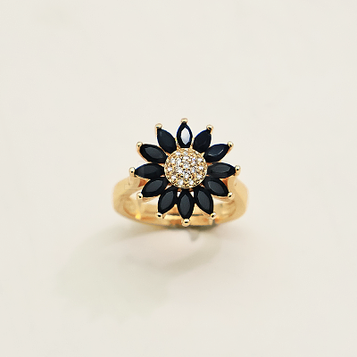 Adjustable Brass Micro Pave Cubic Zirconia Cuff Open Rings for Women YI2958-1-1