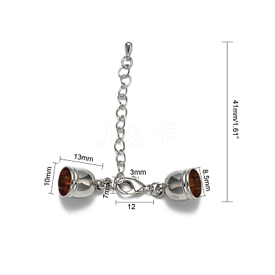 Brass Chain Extender X-KK-L089-04P-NF-1