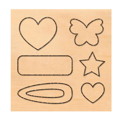 Wood Cutting Dies DIY-WH0169-34-1