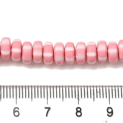 Polymer Clay Beads Strands CLAY-H006-02H-1