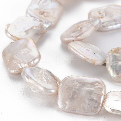 Natural Keshi Pearl Beads Strands PEAR-S020-K04-1