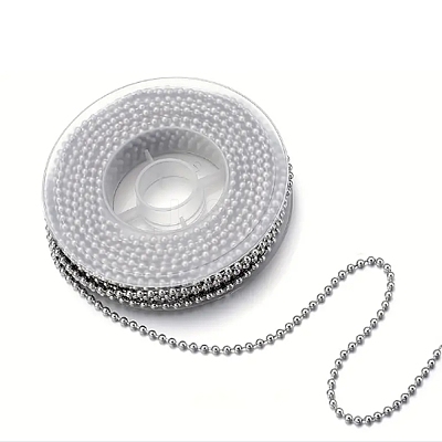 Tarnish Resistant 304 Stainless Steel Ball Chain CHS-YWC0001-01P-1