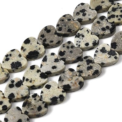 Natural Dalmatian Jasper Beads Strands X-G-M403-A31-03-1