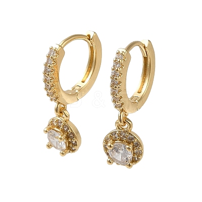 Brass Dangle Earrings EJEW-L271-14KCG-02-1