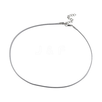 Waxed Cotton Cord Necklace Making MAK-S034-015-1