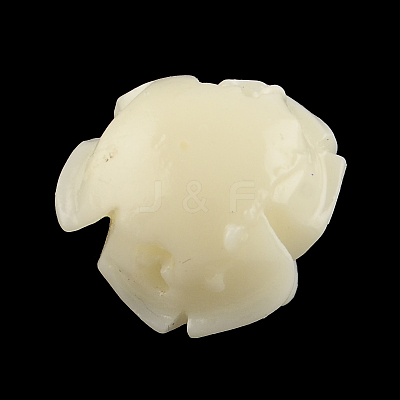 Dyed Flower Synthetical Coral Beads CORA-R011-33T-1