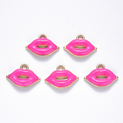 Alloy Enamel Pendants ENAM-S121-093A-1