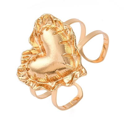 Alloy & Iron Cuff Bangles for Women LS-BJEW-F501-04KCG-1