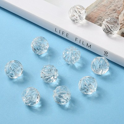 Transparent Acrylic Beads X-PL739-1
