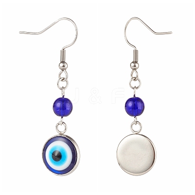 304 Stainless Steel Dangle Earrings EJEW-JE04552-02-1
