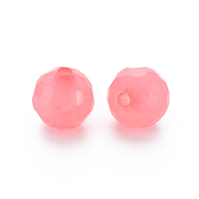 Transparent Acrylic Beads TACR-S154-62E-03-1