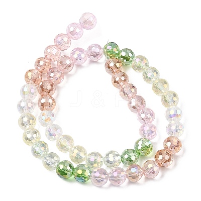 Electroplate Glass Beads Strands LS-EGLA-D300-06-8mm-17-1