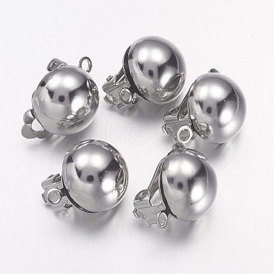 Brass Earring Findings KK-E031-N-1