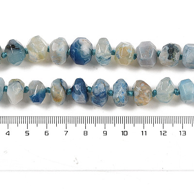 Natural Cherry Blossom Agate Beads Strands G-P535-I02-01A-1