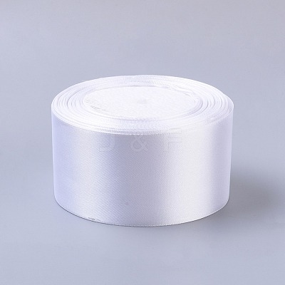 2 inch(50mm) White Satin Ribbon Wedding Sewing DIY X-RC50MMY-001-1