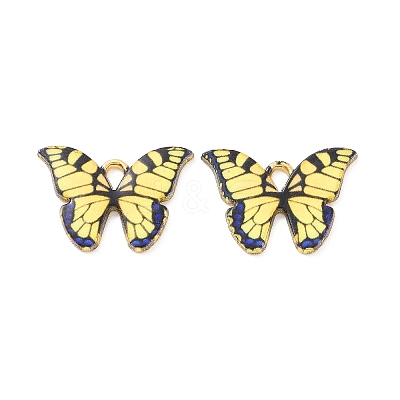 Alloy Enamel Pendants PALLOY-M200-01LG-D-1