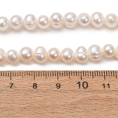 Natural Cultured Freshwater Pearl Beads Strands PA-CBABE82-10-1