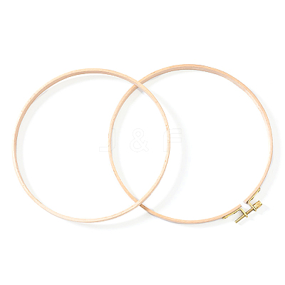 Wood Cross Stitch Embroidery Hoops PW-WG58105-01-1