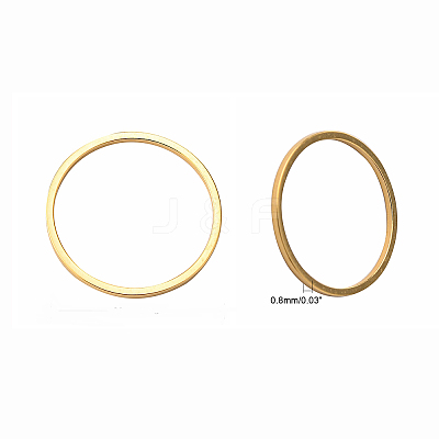 Ion Plating(IP) 304 Stainless Steel Linking Ring X-STAS-S079-13-B02-NF-1