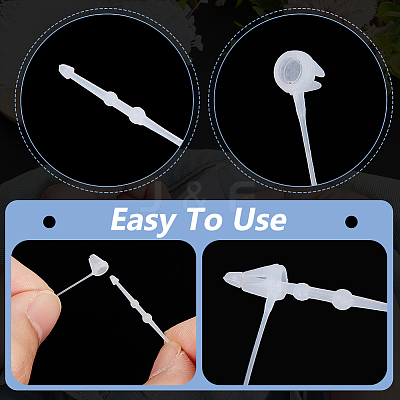 Plastic Hang Tag Fasteners FIND-WH0139-315B-01-1