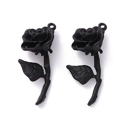Spray Painted Alloy Pendants FIND-G030-06-1
