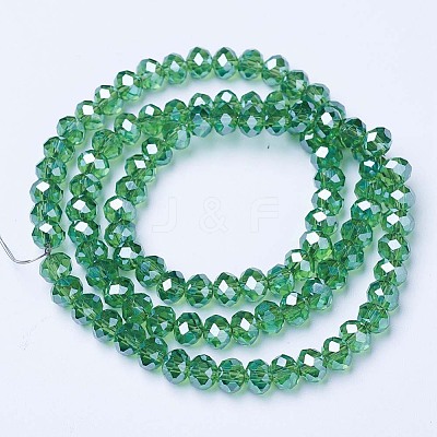Electroplate Glass Beads Strands EGLA-A034-T2mm-A10-1