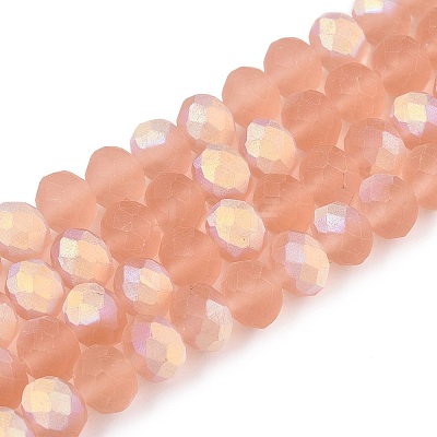 Transparent Glass Beads Strands LS-EGLA-A044-T8mm-MB21-1