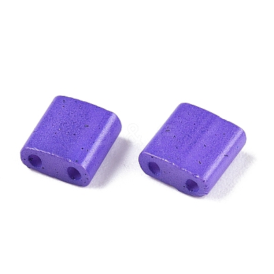 2-Hole Baking Paint Glass Seed Beads SEED-S023-17C-24-1