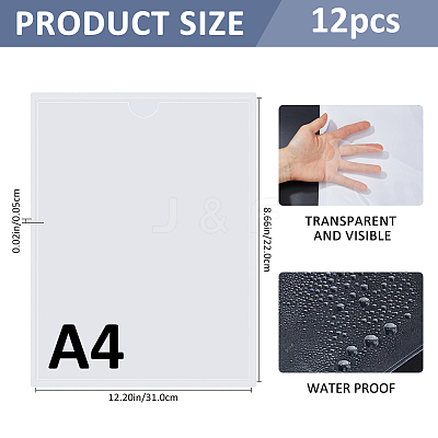 PVC Card Sleeves DIY-WH0591-509F-1