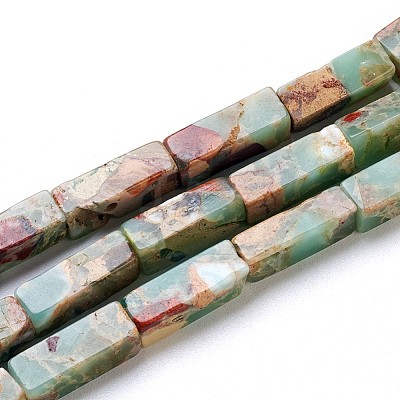 Synthetic Aqua Terra Jasper Beads Strands G-I203-D-1