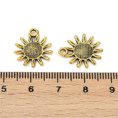 Tibetan Style Alloy Pendant Cabochon Settings GLF1377Y-1