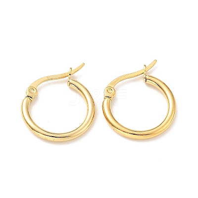 PVD Vacuum Plating 201 Stainless Steel Hoop Earrings for Women EJEW-G260-02D-G-1