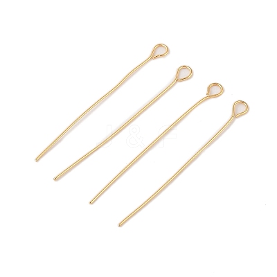 304 Stainless Steel Eye Pins STAS-Z089-02G-02-1