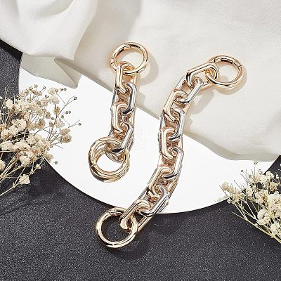 2Pcs 2 Style Zinc Alloy Purse Extender Chains FIND-CA0003-17-1