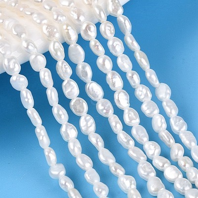 Natural Cultured Freshwater Pearl Beads Strands PEAR-N014-02B-01-1