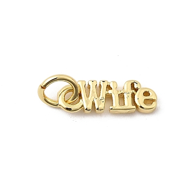 Brass Charms KK-I364-11G-03-1